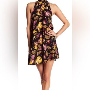 NWOT - Free People Beaux High Neck Mini Dress - Size S